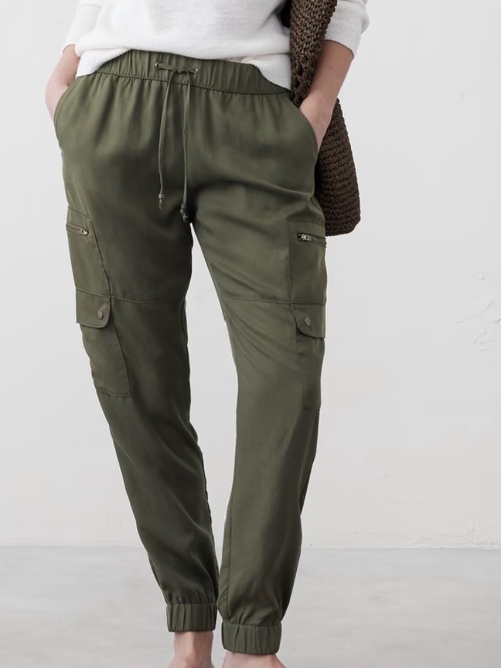 Banana Republic Women’s Joggers, 100% Tencel, M